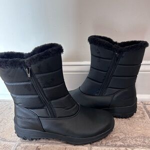 Totes Black Waterproof Insulated Winter Boots - Women's